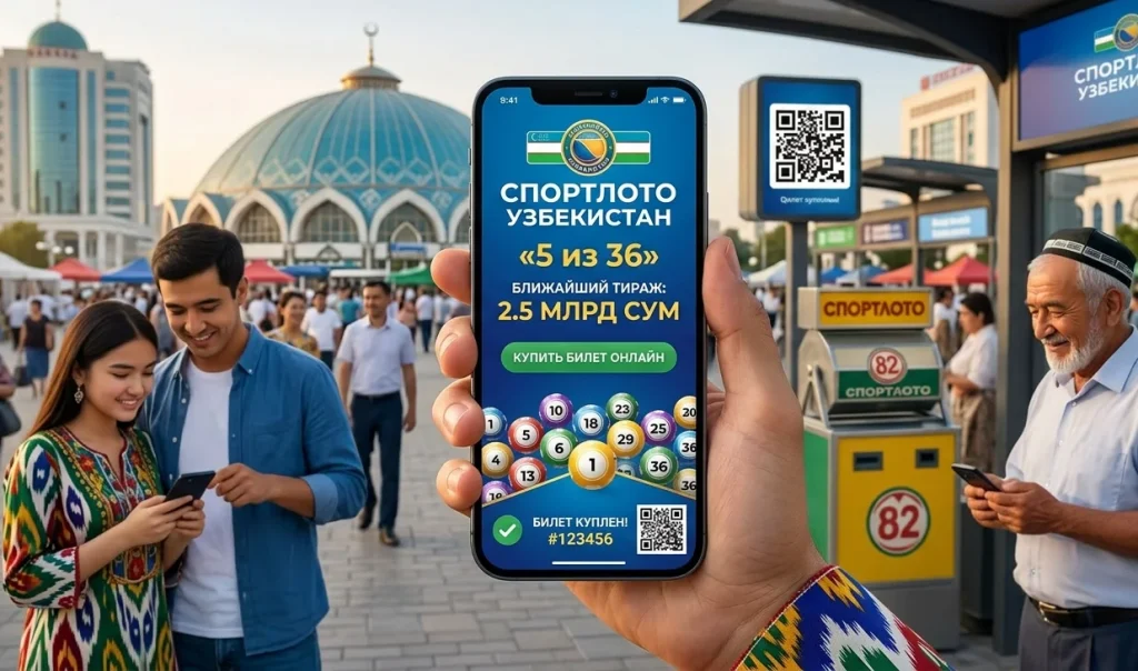 Спортлото для игроков в Узбекистане